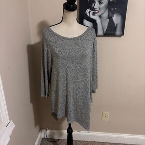 Soft Joie Gray Asymmetrical Top